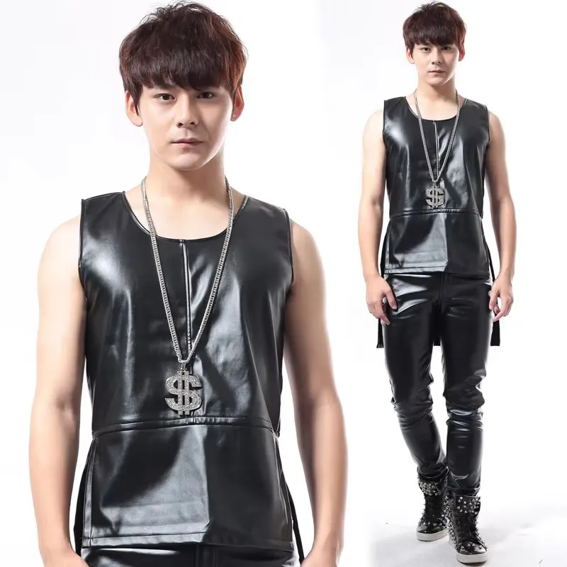XS-6XL 2025 костюм модный индивидуальный жилет «ласточкин хвост» хип-хоп Djds черный жилет мужские костюмы сценической певицы одежда