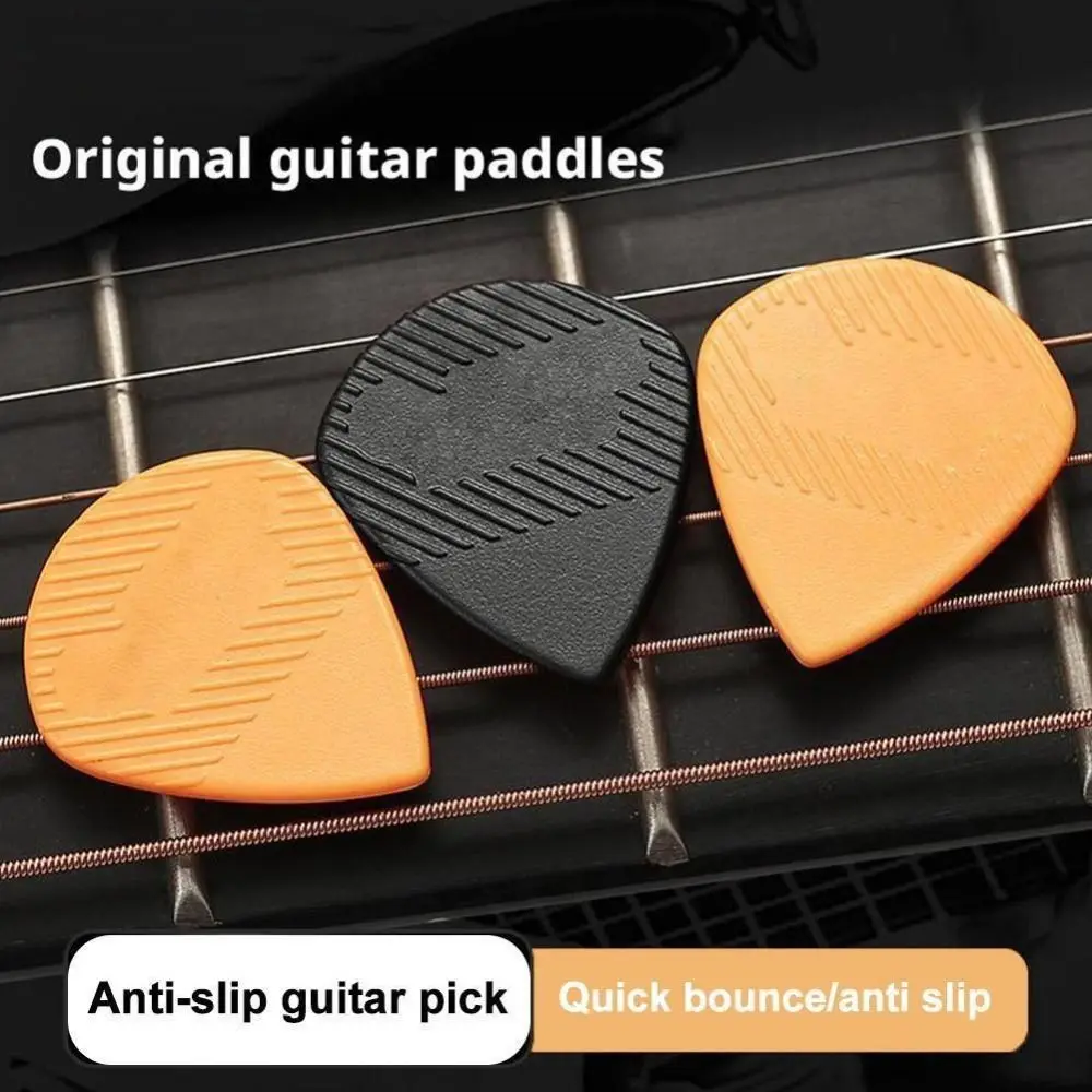 10Pcs Electric Guitar Bass Triangle Shape Guitar Pick Nylon 1.5mm Plectrum Ukulele Picks Replacement Non slip