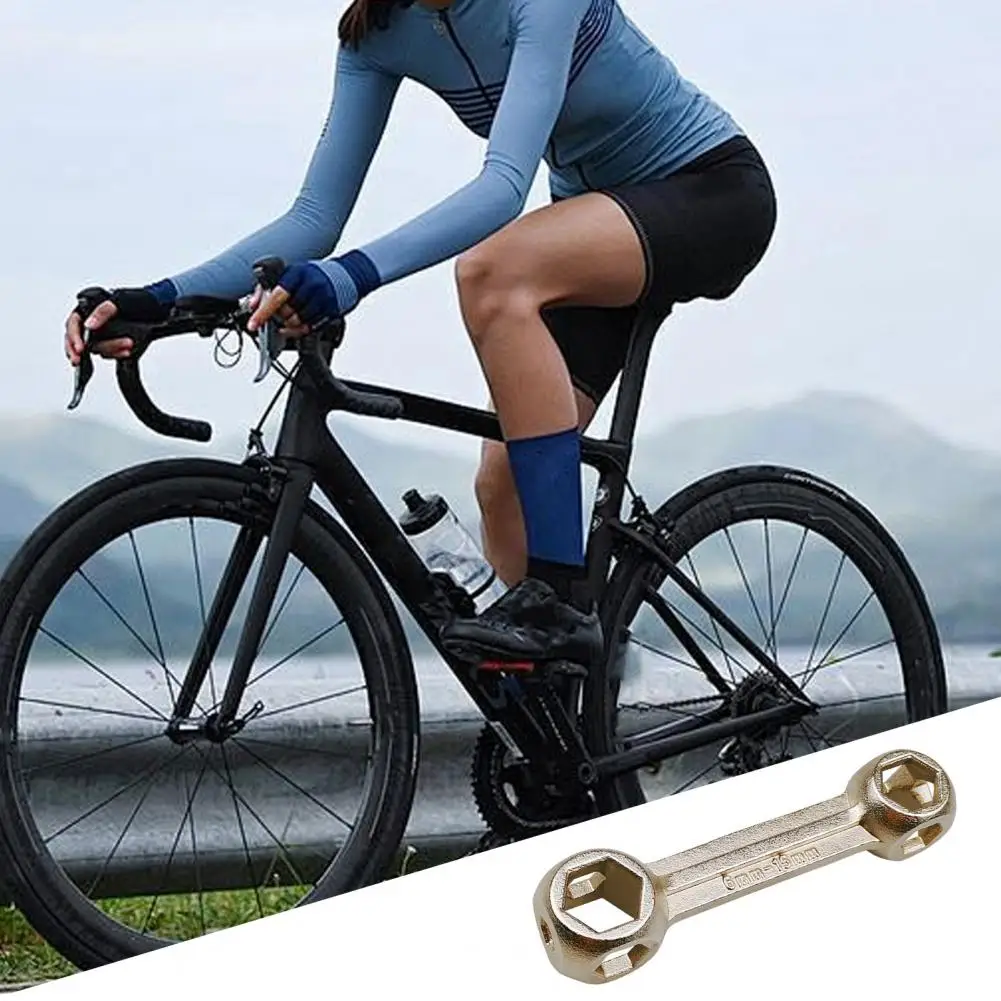 10-in-1 Bicycle Hex Wrench 6-15mm Bone Shape Hexagon Repair Tool External Hexagonal Wrench Spanner For Mountain Bike Repair