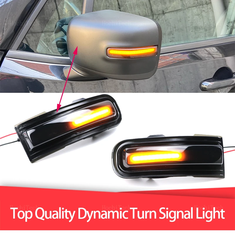 2PCS LED Dynamic Turn Signal Light Mirror Indicator Blinker Lamp for Jeep Renegade 2015-2022