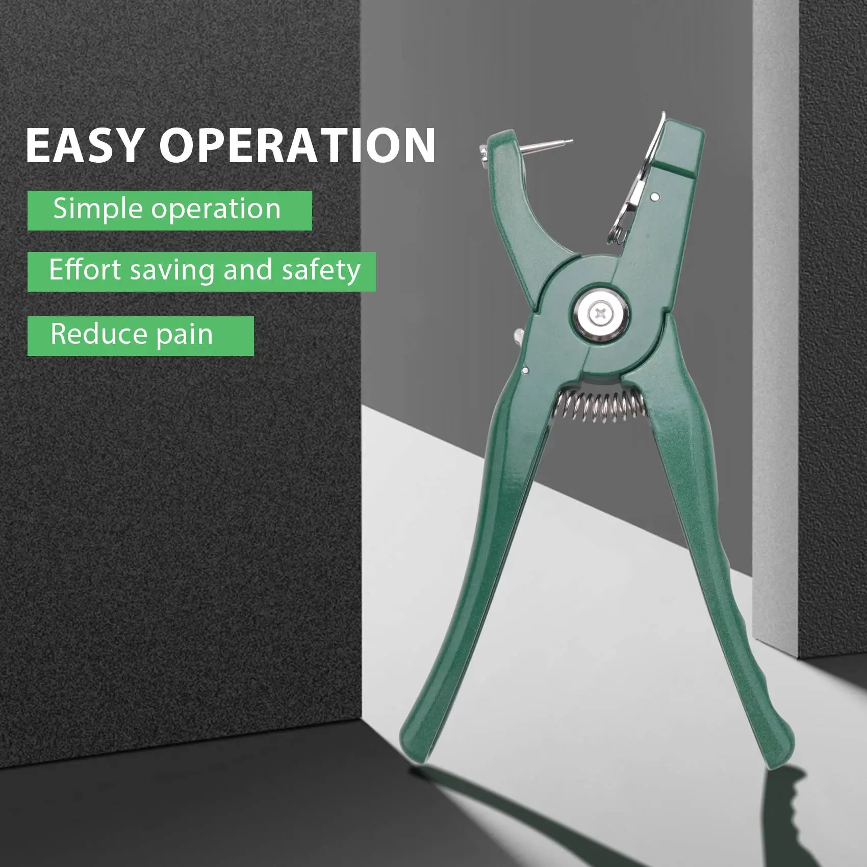 HOT-Livestock Animal Ear Tag Pliers, With Number 001-100 Ear Tags And 3 Pins, For Installing Cattle Sheep Pigs Ear Tags