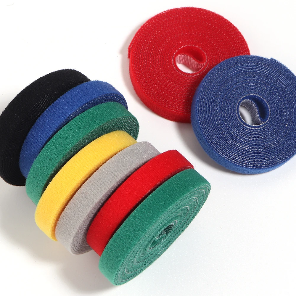 3m/Rolle Kabelbinder Wiederverwendbare Schlaufenbündel Selbstklebender Verschlussclip Kabelhalter Kabelmanagement DIY-Zubehör Nylon-Gurt-Organizer – Detail 5