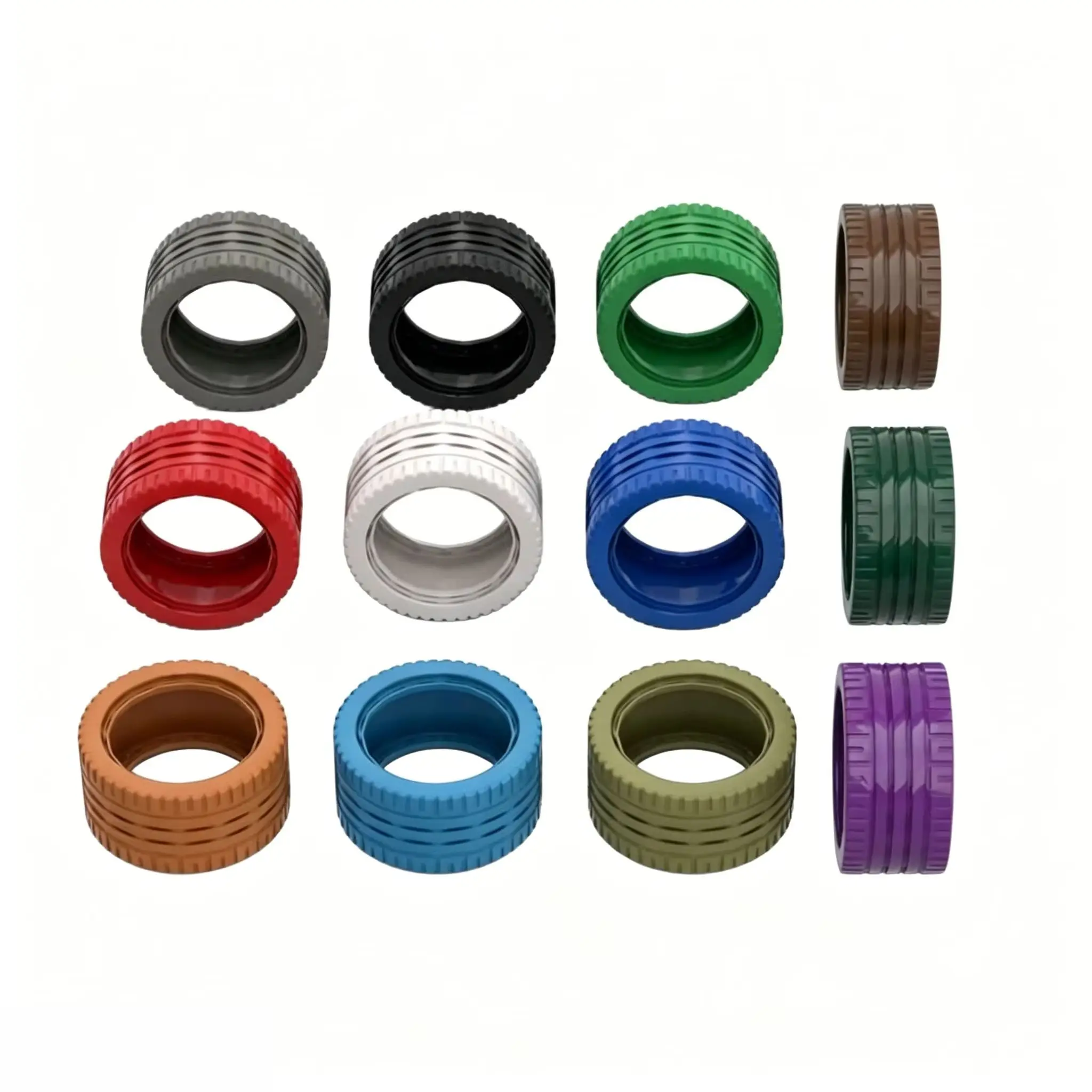 3pcs 41897 56908 Tire 56 x 28 Street Bricks Collections Bulk Modular GBC Toys For Technical Set DIY Buildings Blocks Compatible