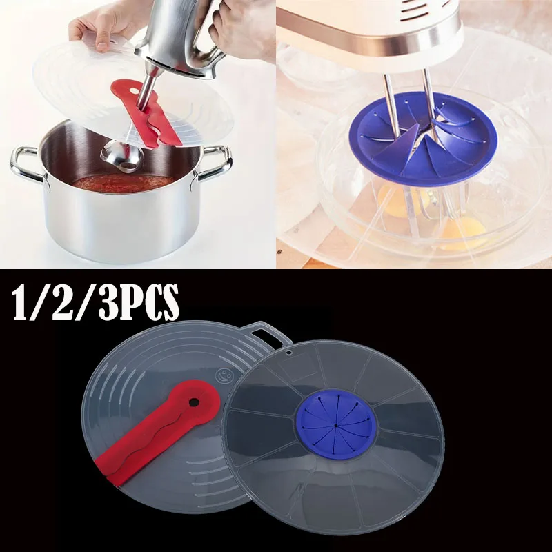 Protector contra salpicaduras de tazón para mezclar, mezclador de silicona PP, pantalla contra salpicaduras, cubierta a prueba de salpicaduras para tazón de huevos, batidores para cocinar y hornear, protector contra salpicaduras