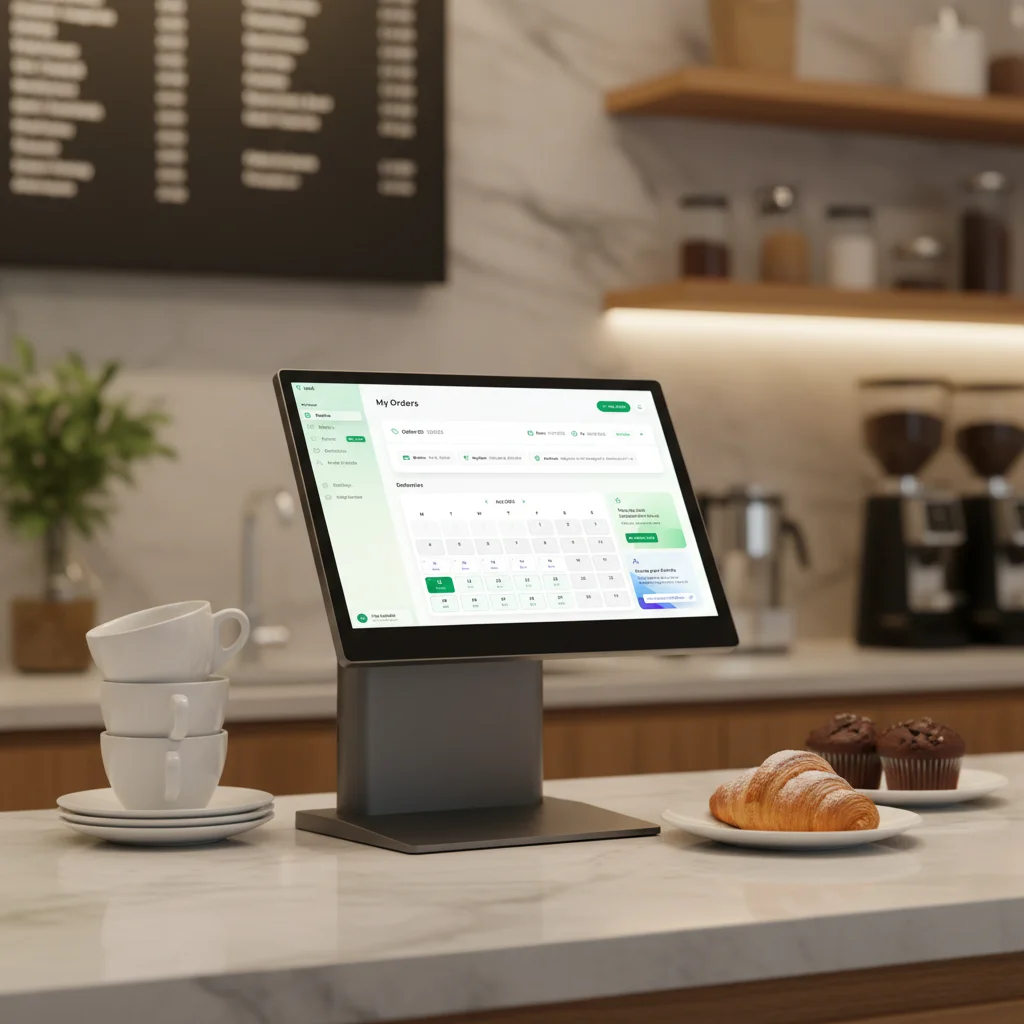 ATV&UTVOEM Customizable Ultra-Thin Touch Screen POS All-in-One Cash Register High-End 4+128GB W-indows System POS Terminal