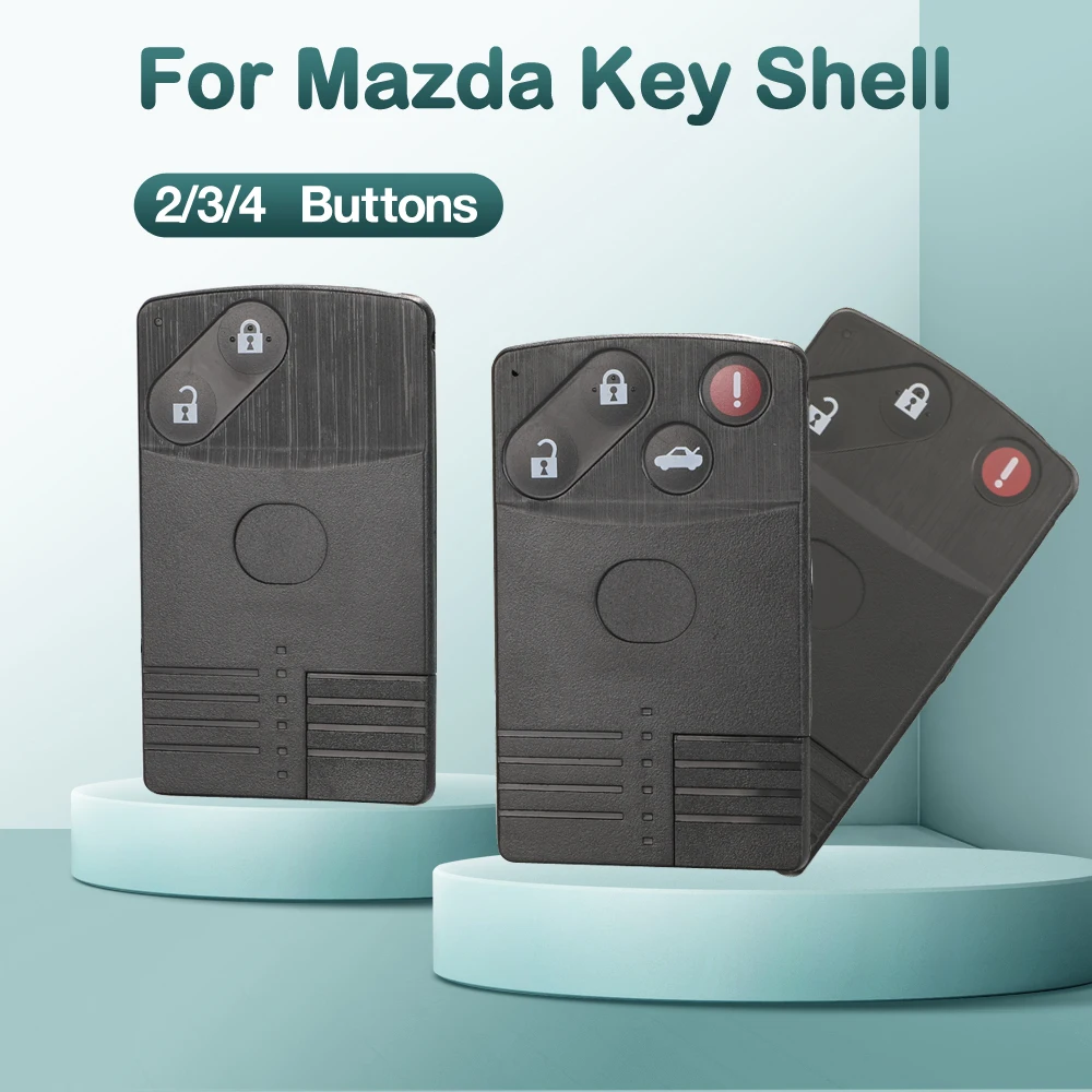 Jingyuqin Smart Remote Auto Schlüssel Shell 2/3/4 Tasten Für Mazda 5 6 CX-7 CX-9 RX8 Miata MX5 Ersatz Fall Fob