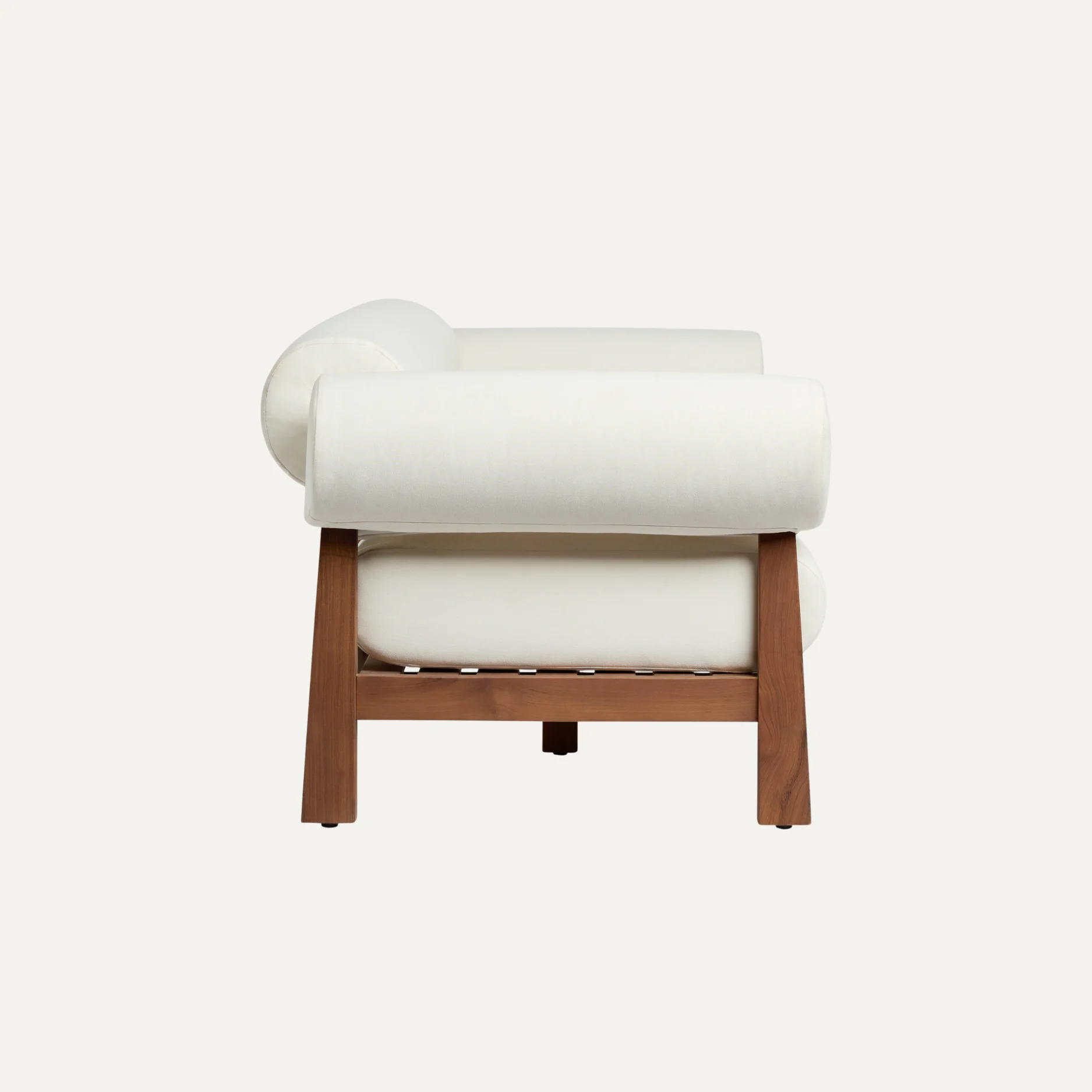 Hotel Emma Teak Fabric Sofa