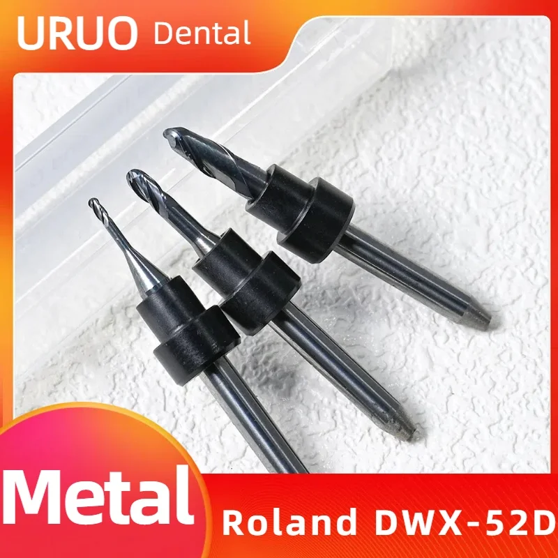 

Dental Milling Burs for Roland Machine Grinding Metal Block D3 Shank 1.0/2.0/3.0 Denture Lab for CAD CAM Use