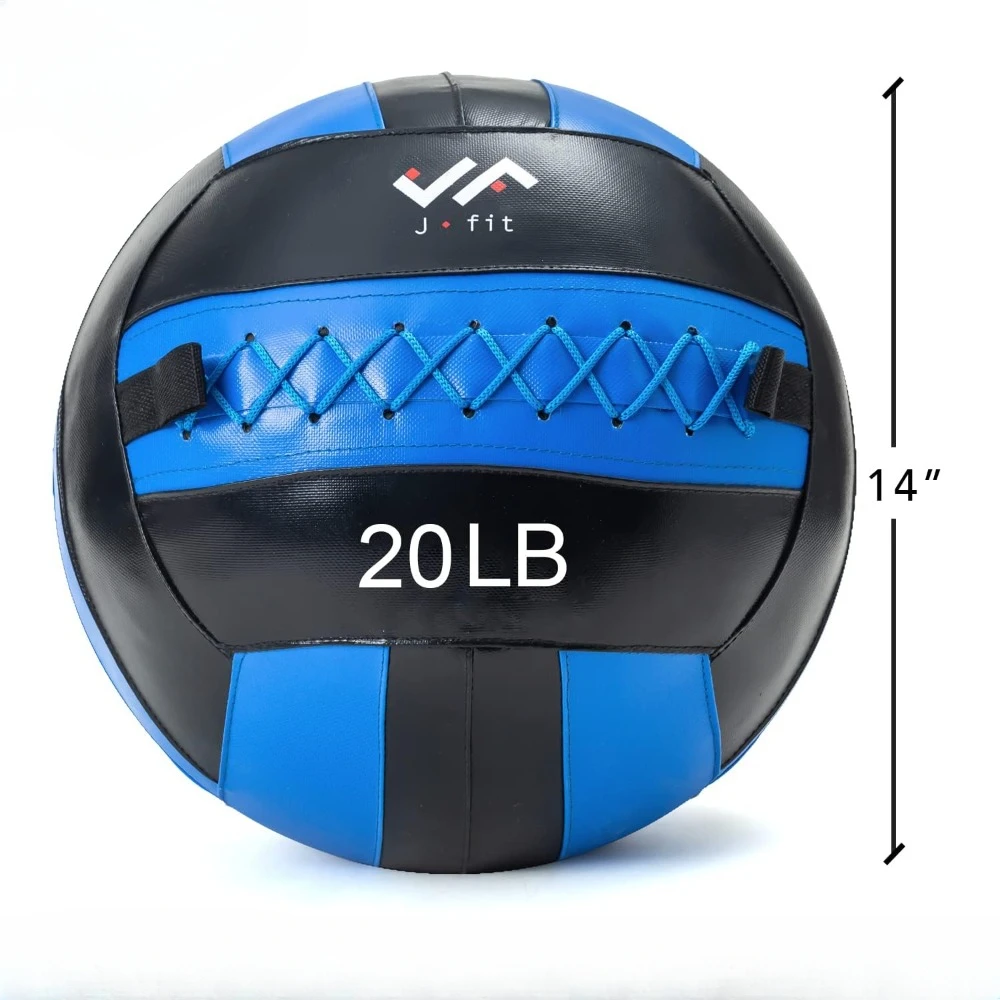 Wall Ball, 20 LB, Blue/Black