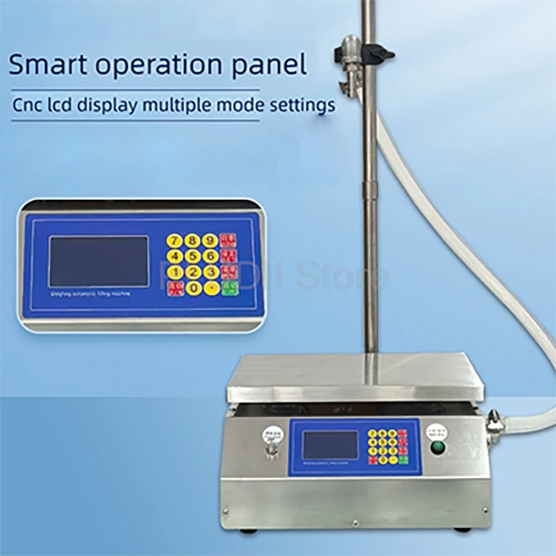 

Weight Based Filling Machine 200W High Flow Cooking Oil Filling Machine For Peanut Soybean Oil Lubricant Essential Oil Dispenser