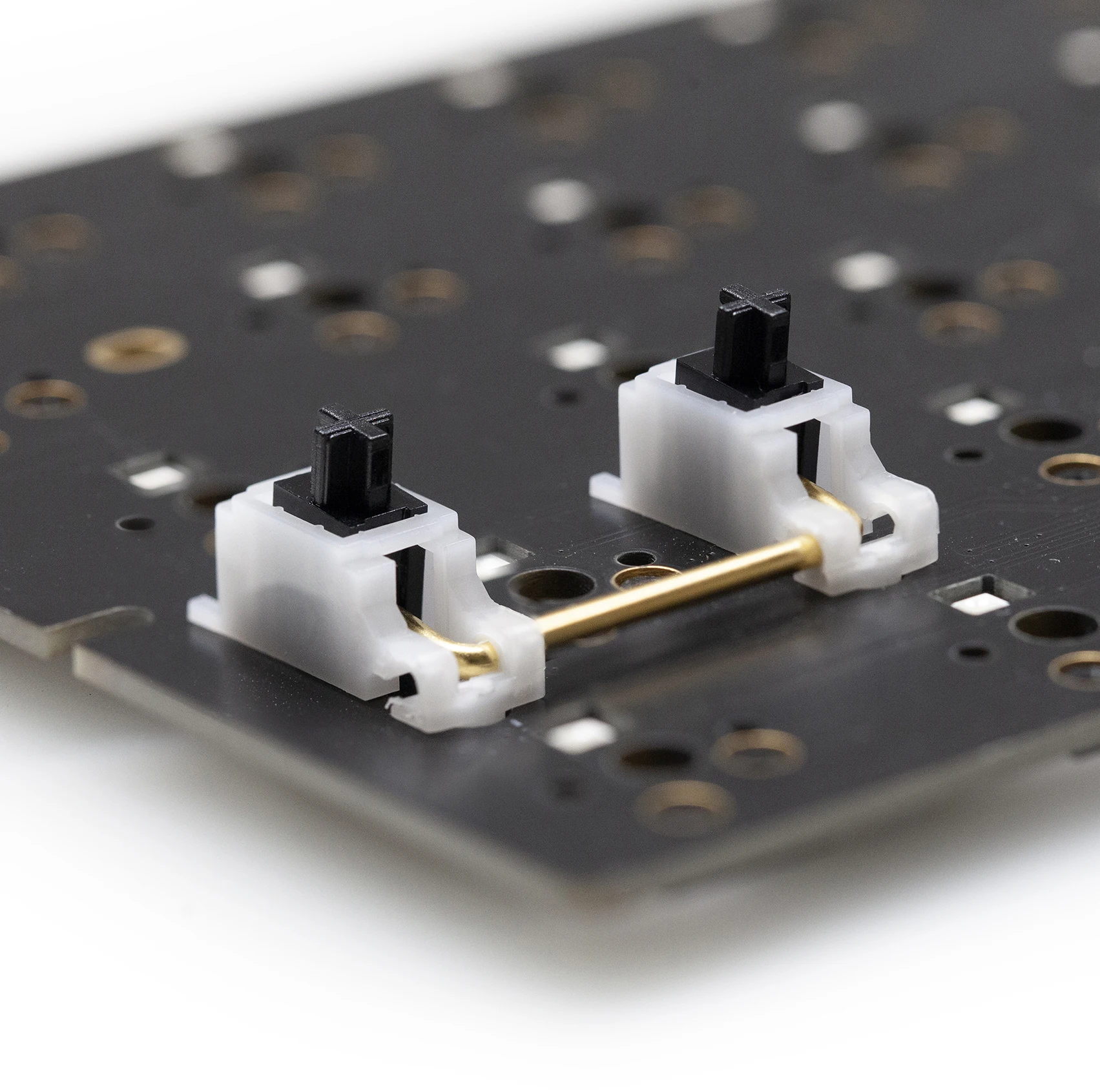 PAIGU PCB Stabilizer for 3.5mm travel Switch Gaming Mechanical Keyboard gh60 for 1.2mm 1.6mm Clip In PCB 60 68 75 84 White Black