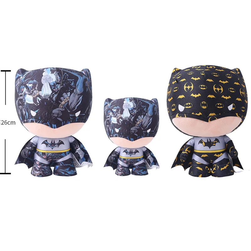 10 Inch Original Batman Plush Toy DC Comics Justice League Figure Toy Cartoon Movie Anime Plushies Stuffed Doll Toys Gift