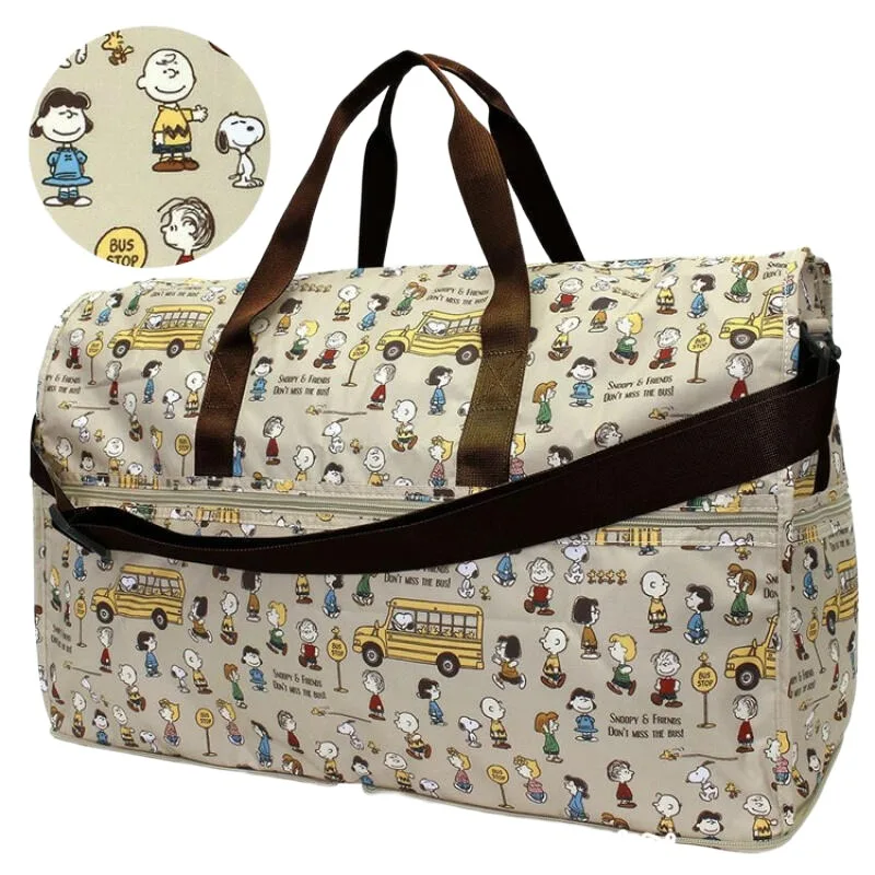 Snoopys Travel Duffel Bag Large Capacity Foldable Portable Luggage Bag Short Trip Business Carry Storage Pouch Daily Outdoor view 3