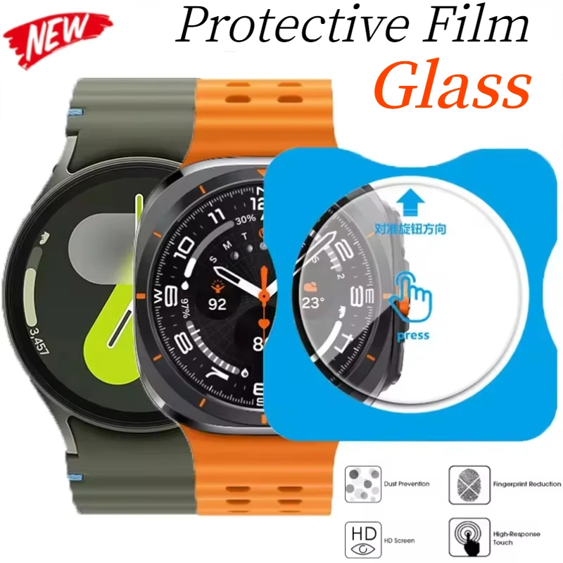 Gehard Glas Film Snel Plakken Voor Samsung Galaxy Horloge 7/6/5/4 40mm 44mm 6/4 Klassieke Beschermende Scherm Film Horloge Ultra 47mm