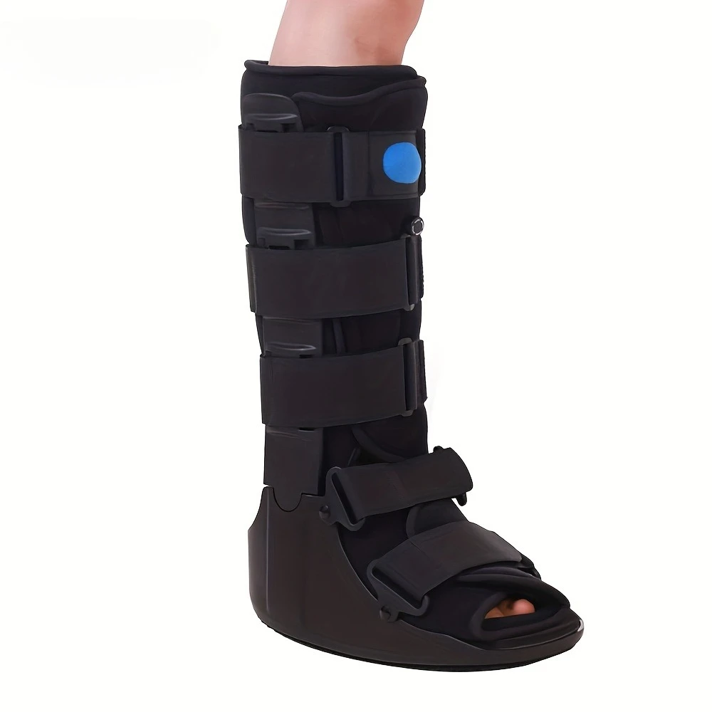 Air CAM Walking Brace Boot Adjustable Black Orthopedic Air Splint for Ankle Support Postoperative Rehabilitation Boot Brace