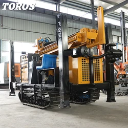 100m, 150m, 200m, 300m, 350m, 600Meters Steel Crawler Mounted Water Well Drilling Rig Machine factory price