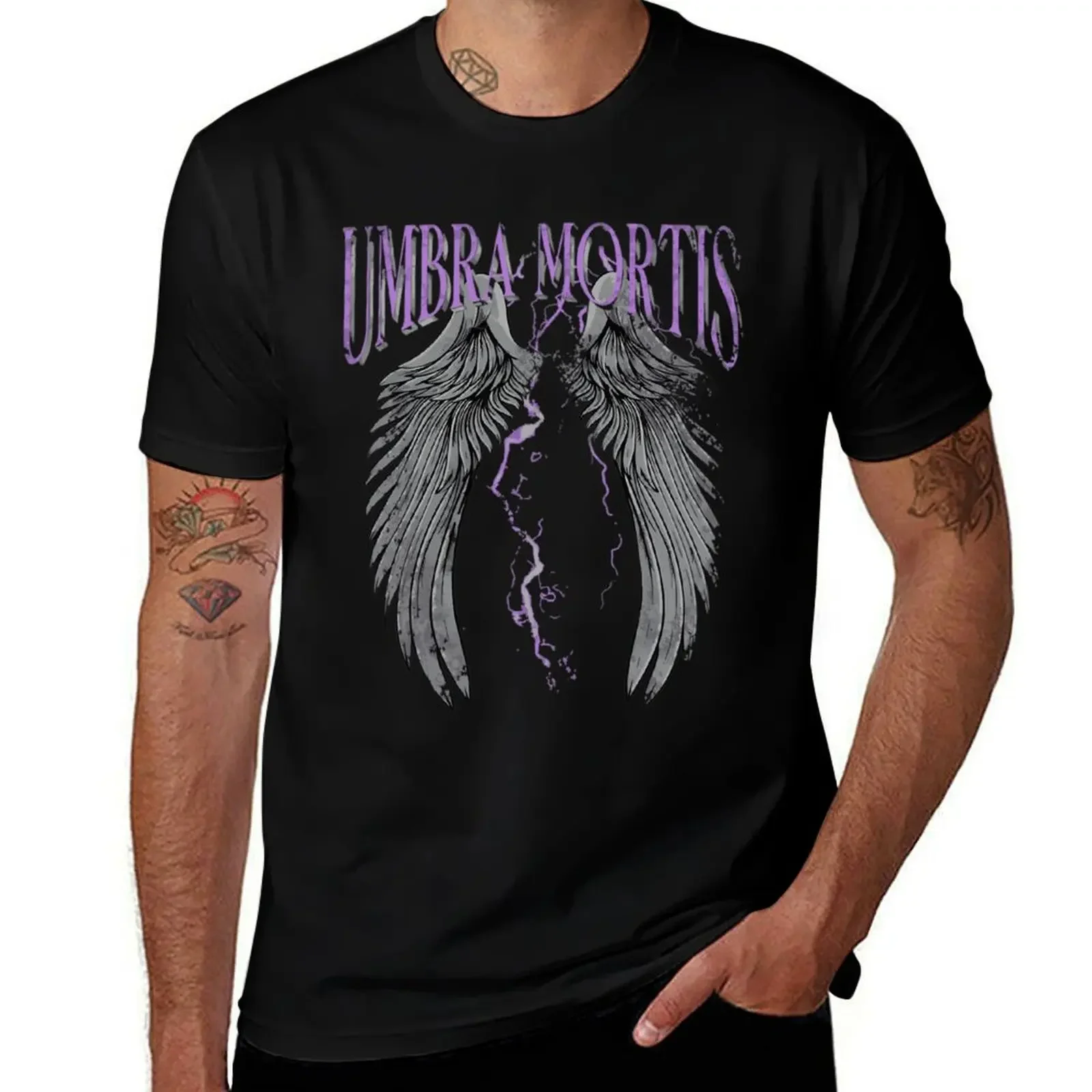 Umbra Mortis Crescent City Ruhn Danaan T-Shirt graphic t shirts blacks mens big and tall t shirts