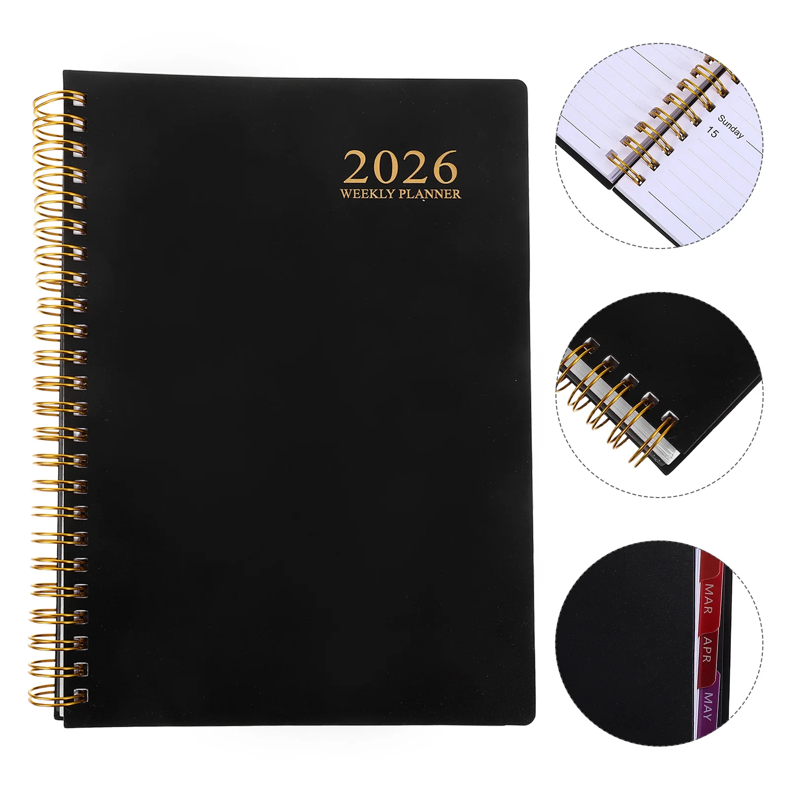 

2026 Weekly Monthly Planner A5 Notebook Daily Task Organizer Appointment Book For Work School Home Schedule
