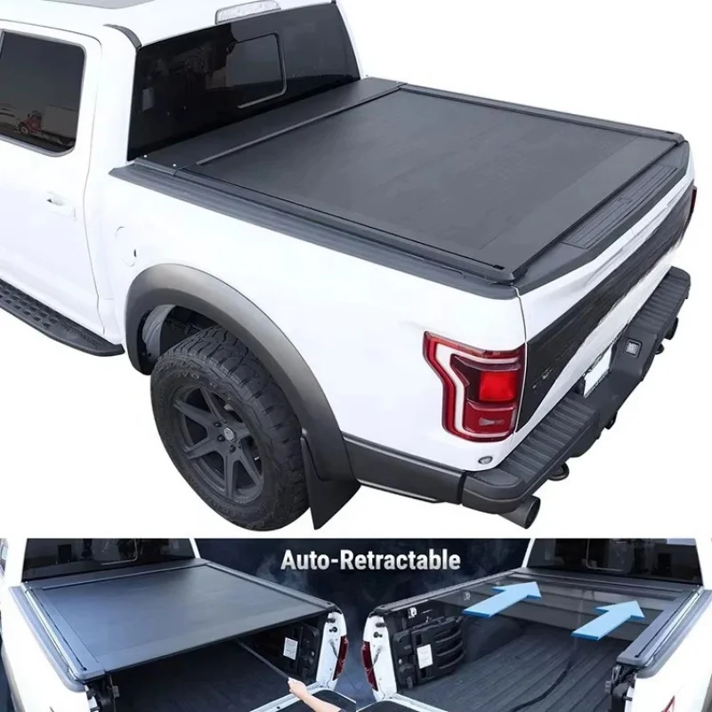 

Top quality High Quality Hard Retractable Tonneau Cover Aluminium Roller Lid Shutter Pickup Truck Bed Cover for Hilux\/revo 2015