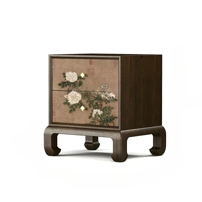 

Song Dynasty aesthetic solid wood chest bedside table bedroom household new Chinese bedroom storage cabinet