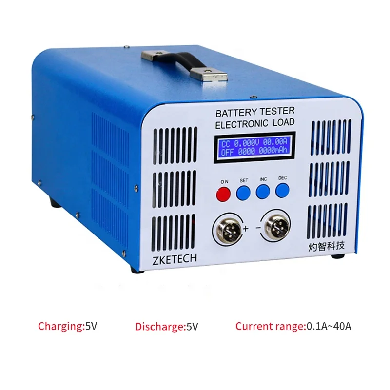 EBC-A40L High Current Lithium Lifepo4 Battery Charge Discharge Capacity Tester 5V 40A Battery Capacity Tester analyzer