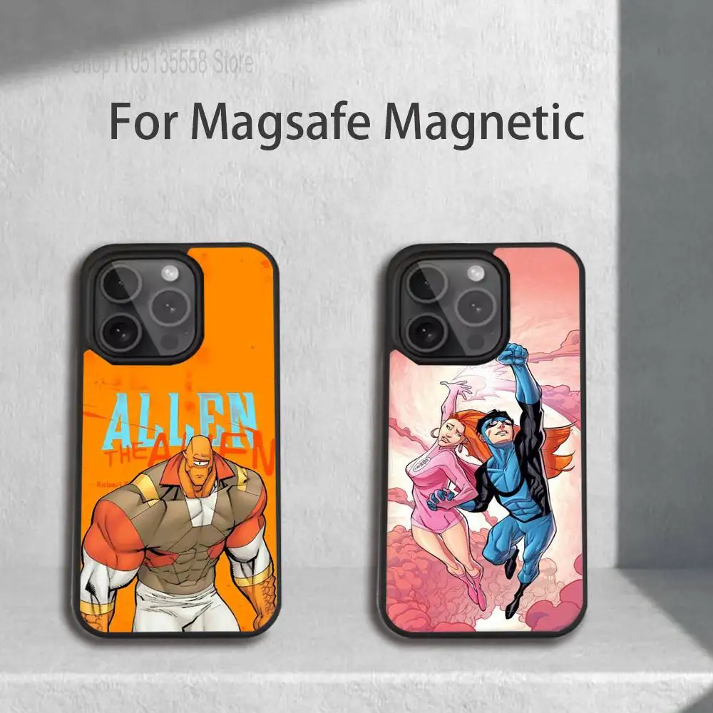 

I-Invincible Wallpaper Cool Phone Case For iPhone 17,16,15,14,13,12,11,Pro,Max,Plus,Mini,SE4,E Magnetic For Magsafe Wireless