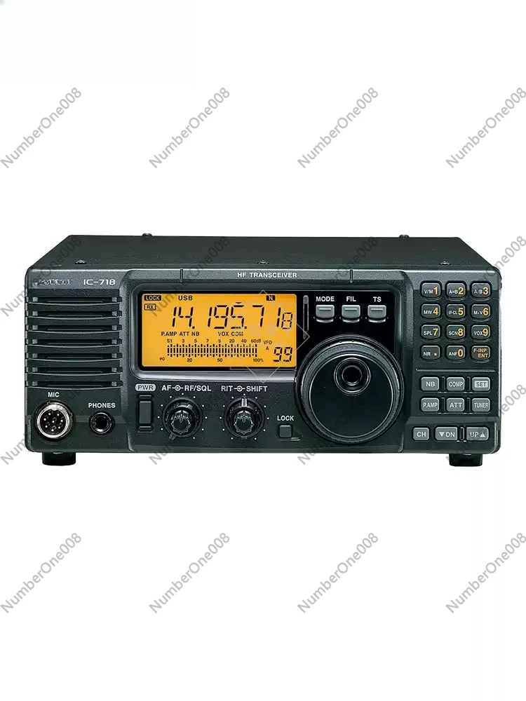 IC-718 HF SSB Transceiver 100W Full Band Mobile Radio for Amateur Communication