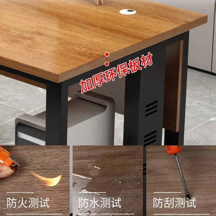 Premium Single desk Computer desk Simple modern office Employee seat Household desk