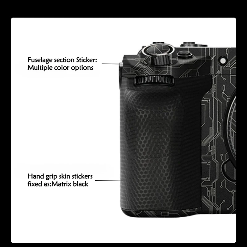 FX5B Camera Colored Pattern Protective Films / Body Skin Wrap - Anti-Scratch,Bubble-Free for Sony Camera
