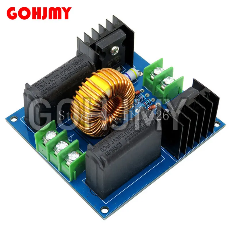 1PCS  ZVS DC 12-30V 30-50KHz Induction Heating Driver Board High Voltage Generator Circuit PCB Induction Heating Board Module