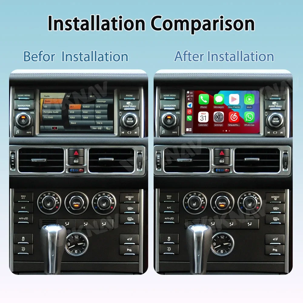 

Декодер Android Auto для Land Rover Range Rover V8 L322 с беспроводным CarPlay, Linux-интерфейсом, Mirror Link, AirPlay и поддержкой автомобильной радиосистемы