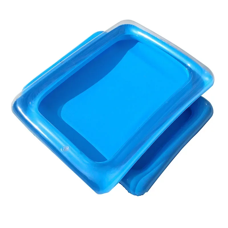 1pc 60X45cm Indoor Magic Play Sand Children Toys Mars Space Inflatable Sand Tray Accessories Plastic Mobile Table Kid Party Play