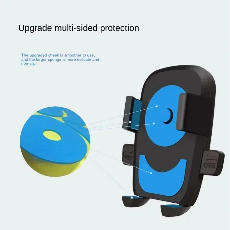 New Car Phone Holder Bracket Mount Cup Holder Universal Car Mount Mobile Suction Windshield Phone Locking Car-Accessories 1pcs