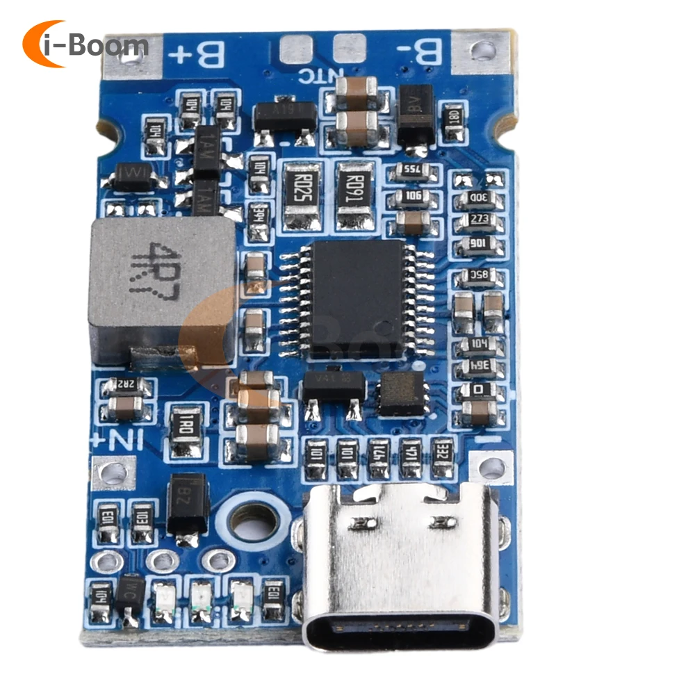 2S 3S 4S Type-C Step Up Fast Charging Charger Module 9V/12V 4.5V to 15V DC-DC Buck Converter for 18650 Lithium Battery