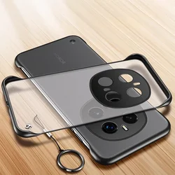 For Honor Magic 7 Pro 7 Lite Frameless Matte Case For Honor Magic 6 Pro Ultra Slim Borderless Hard PC Protective Cover with Ring
