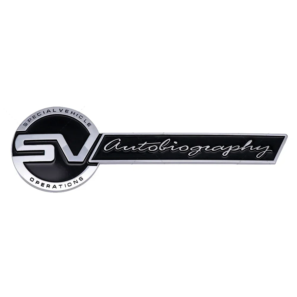 Bild 6: ABS SVR Logo Emblem Abzeichen Autoaufkleber Dekor Auto-Außenzubehör für Land Rover Discovery Velar Freelander Defender
