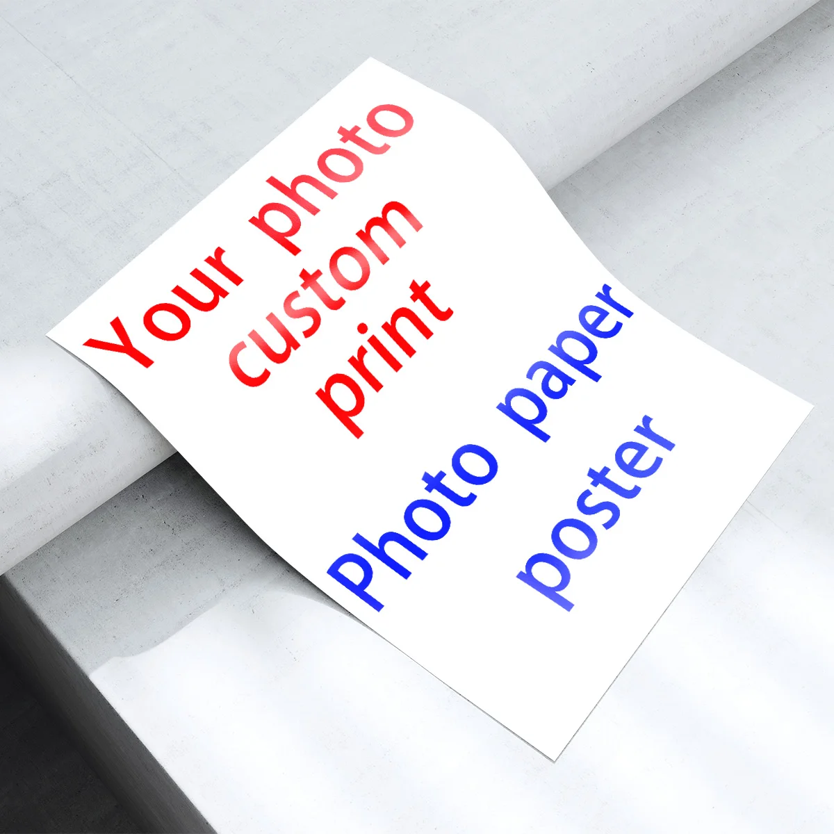 Custom Print photo paper Poster By Your Photo Personal Gift RC Satin Photo Paper Figure Animal Pets Pictures Home Decor Prints
