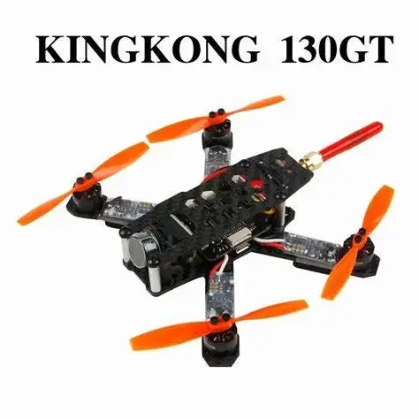 KingKong LDARC 130GT 130mm Carbon Fiber Quadcopter FPV Racing Drone Frame KIT w/ 5V 12V PDB