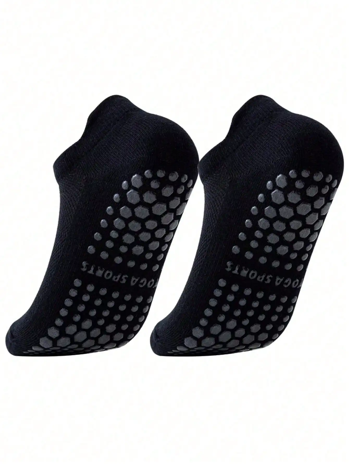 4-Pair Women's Breathable Anti slip Short Yoga Socks with Anti slip Adhesive Point Design Suitable for Spring, Summer and Autumn