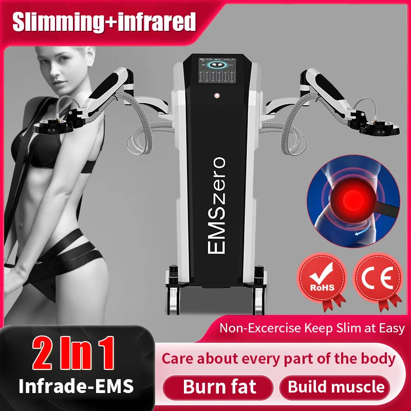 2023 DLS- Emslim Neo 3in1 Infrared electromagnetic R/F Slimming Machine Burn Fat EMSzero hi-emt Physiotherapy Eliminates Pain