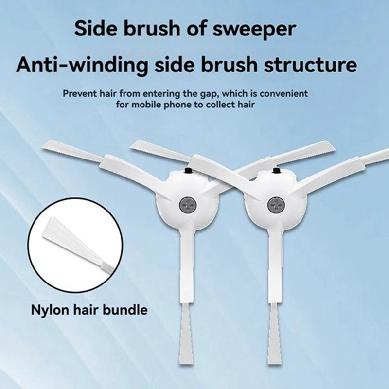 A26T-16PCS aspirador de pó escova e filtro conjunto para roborock s50 s51 sdjqr01rr sdjqr02rr aspirador peças reposição