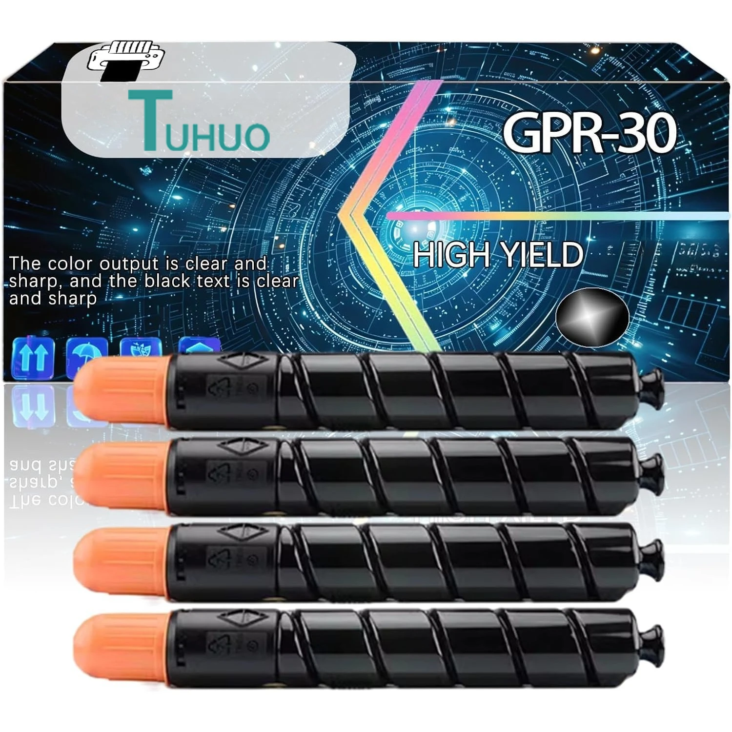 

Compatible For Canon GPR-30 Replacement Toner Cartridge C5051 C5250 C5255 Printers, High Production Multiple Options