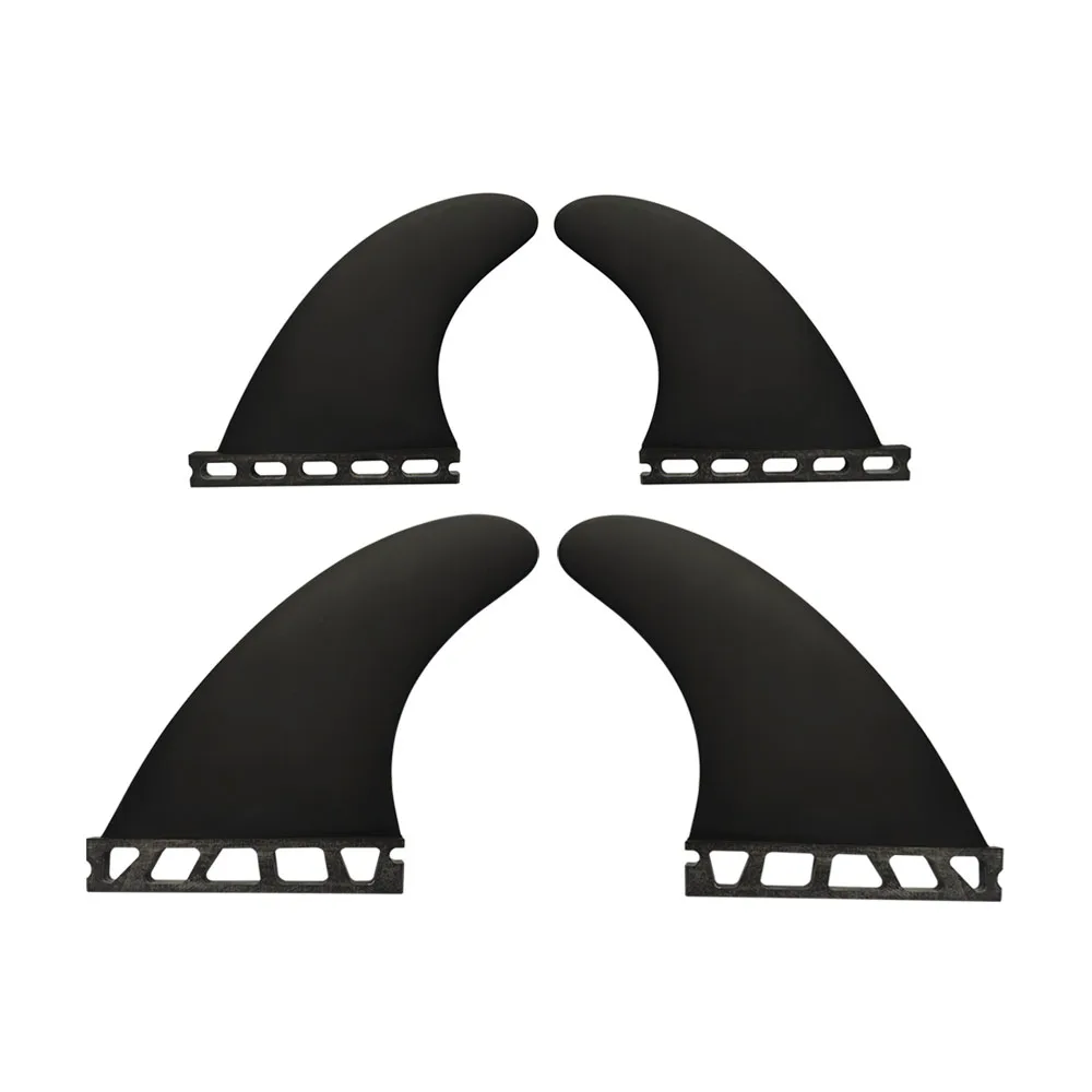 

Sup Board Surf fins Future 4-piece set Black Floating Thrusters Manufactured from PMA And Epoxy Resin Fiberglass