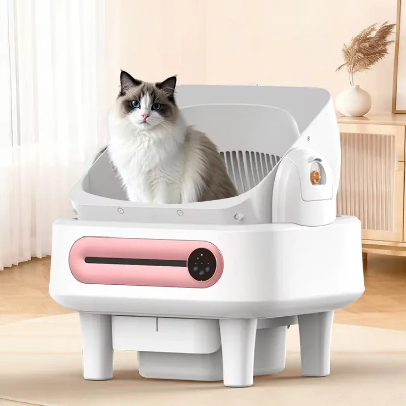 Open Intelligent cat Litter Basin Electric cat Toilet Oversized Automatic Shovel Full-automatic cat Litter Basin