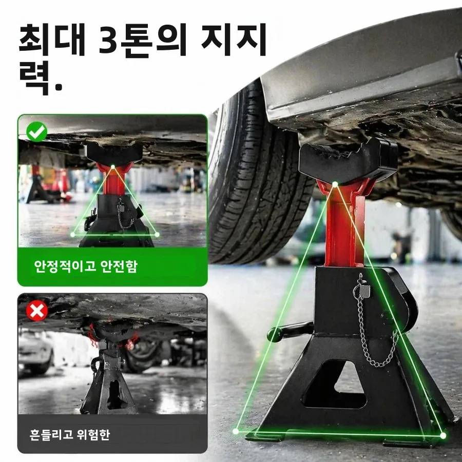2개 자동차 슬롯형 리프트 잭 스탠드 고무 패드 바닥 어댑터 레일 그립 수리 패드 6톤 핀치 리프팅 범용 썸네일 4