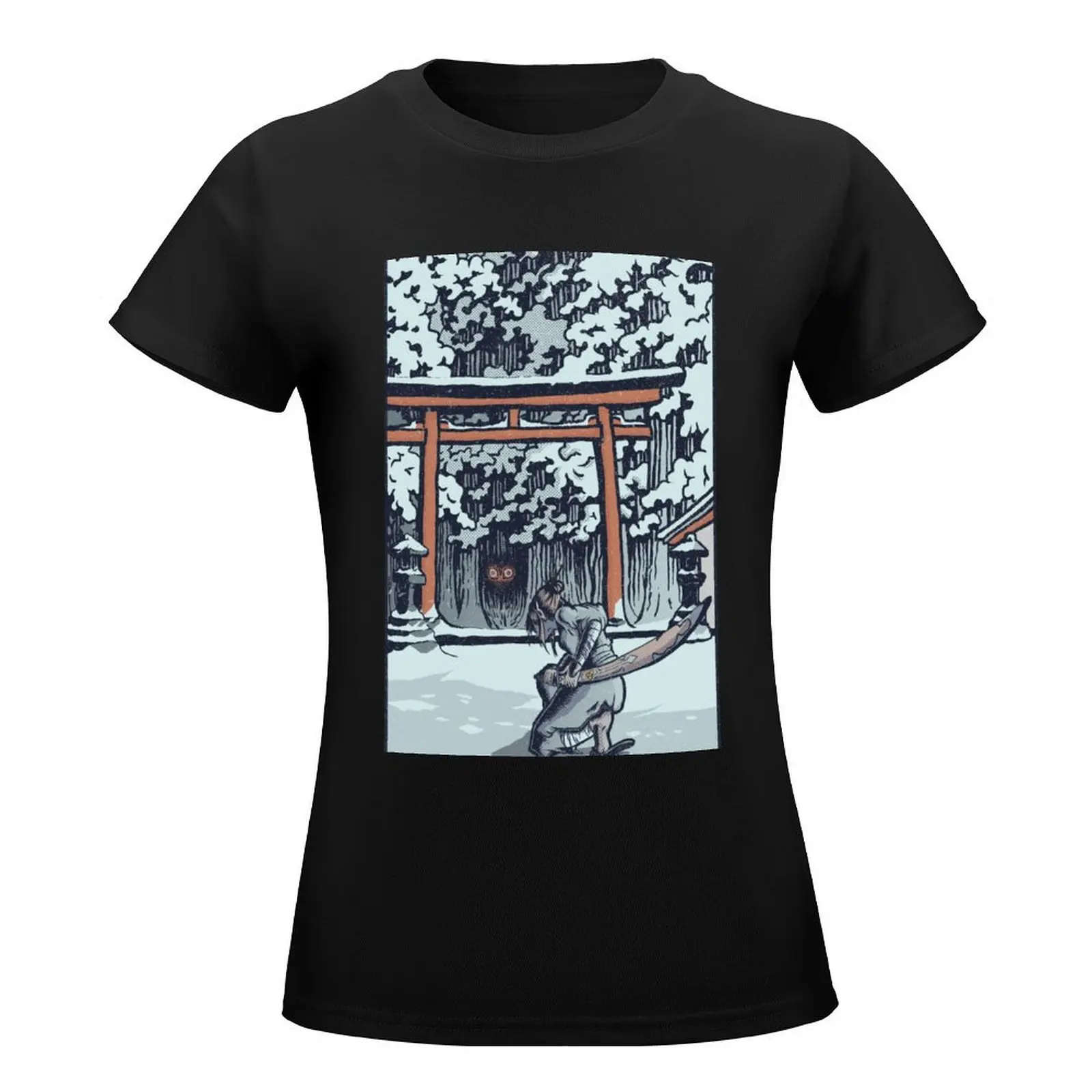 When games meet Meiji - Samurai Link T-Shirt blacks anime clothes new edition t shirts for Women