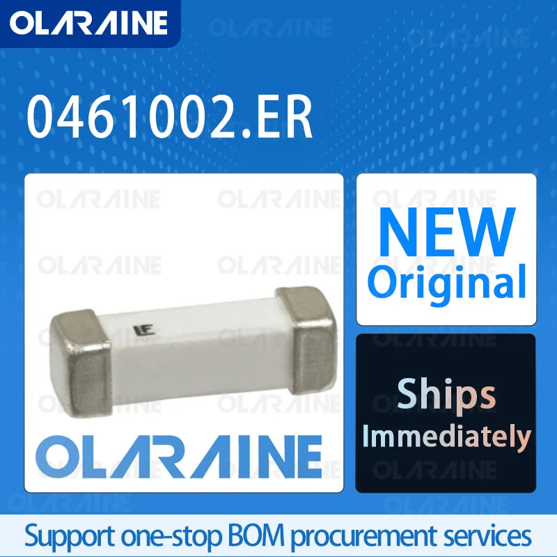 5/10/100Pcs 0461002.ER SMD Original 100%new Surface-mount fuses Current 2 A  60 A at 600 VAC