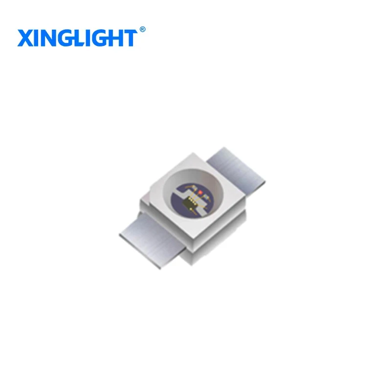 

XINGLIGHT 100pcs High bright 6028 Reverse editing smd LED Colorful flash and slow flash electronic components led diode