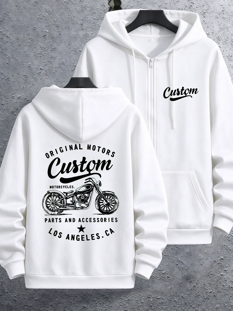 Rapper Music Graphic Printed Mens Zip Up Fleece Hoodies Warm Winter Athletic Sportswear Sweatshirt Loose Workout Jacket