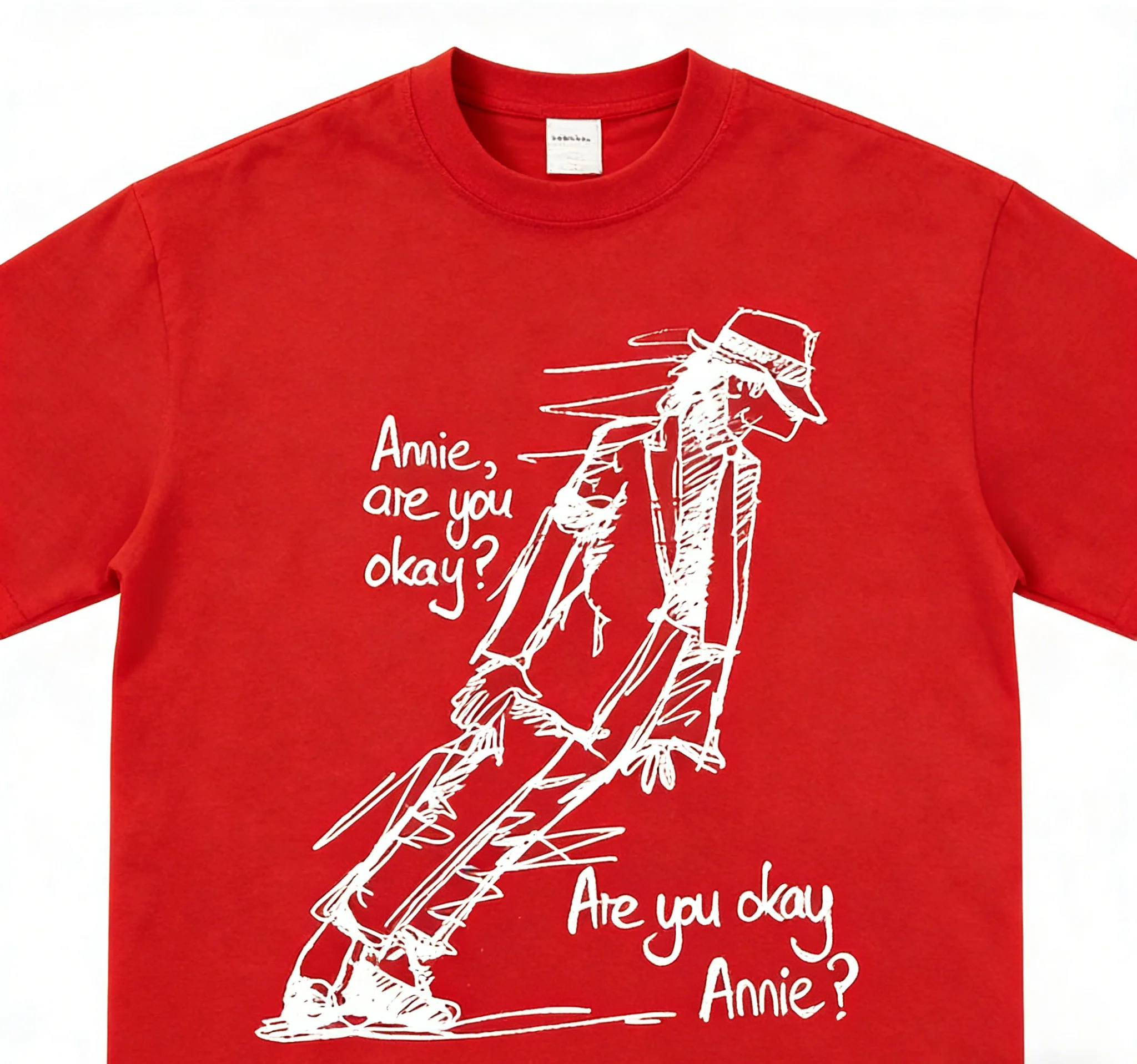 Michael Jackson Retro Baumwoll-Print Kurzarm-T-Shirt, geeignet für Männer, Frauen und Kinder aller Altersgruppen für den Sommer. – Detail 5